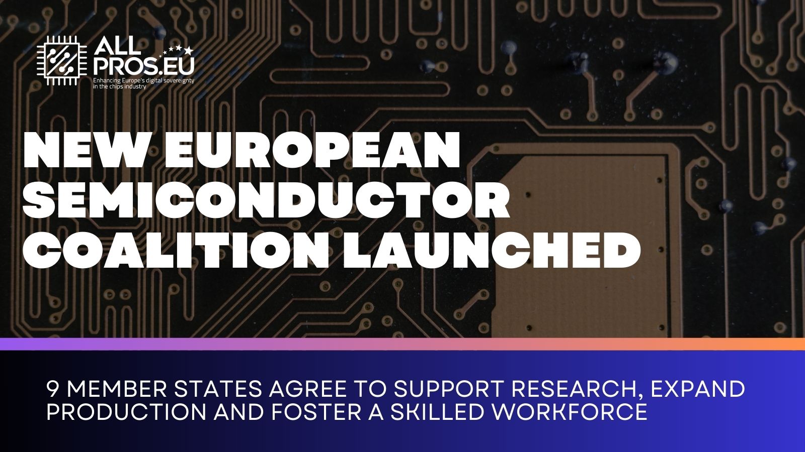 New European semiconductor coalition launched