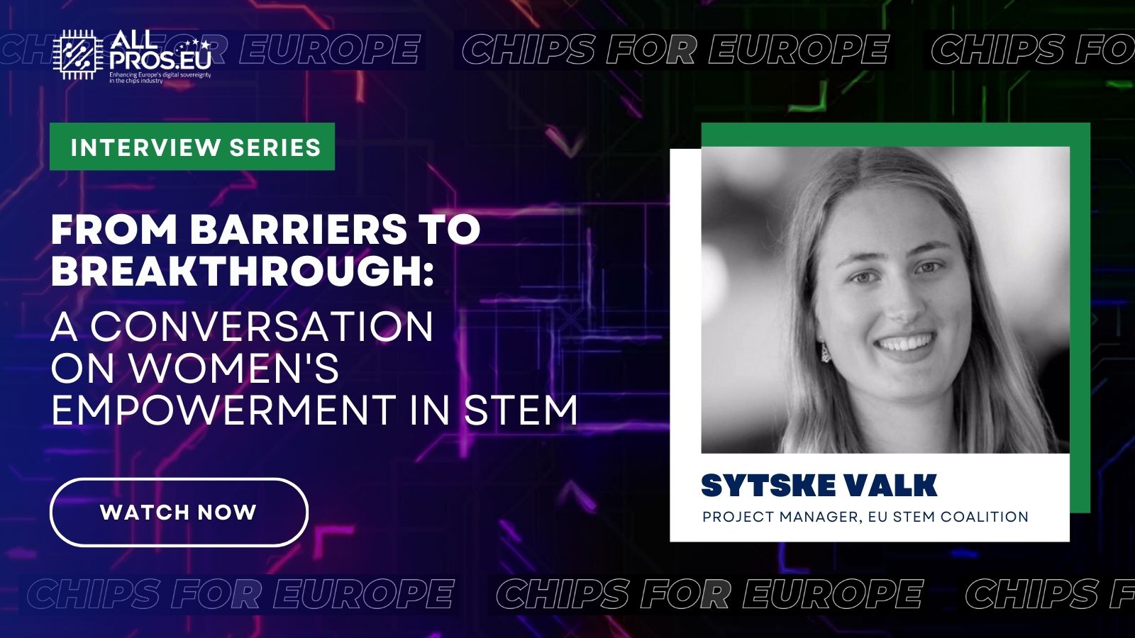 Interview with Sytske Valk, EU STEM Coalition