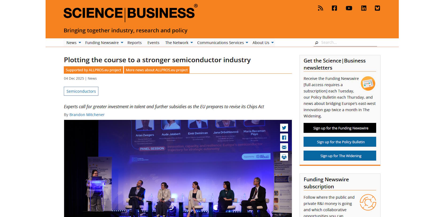 Plotting the course to a stronger semiconductor industry